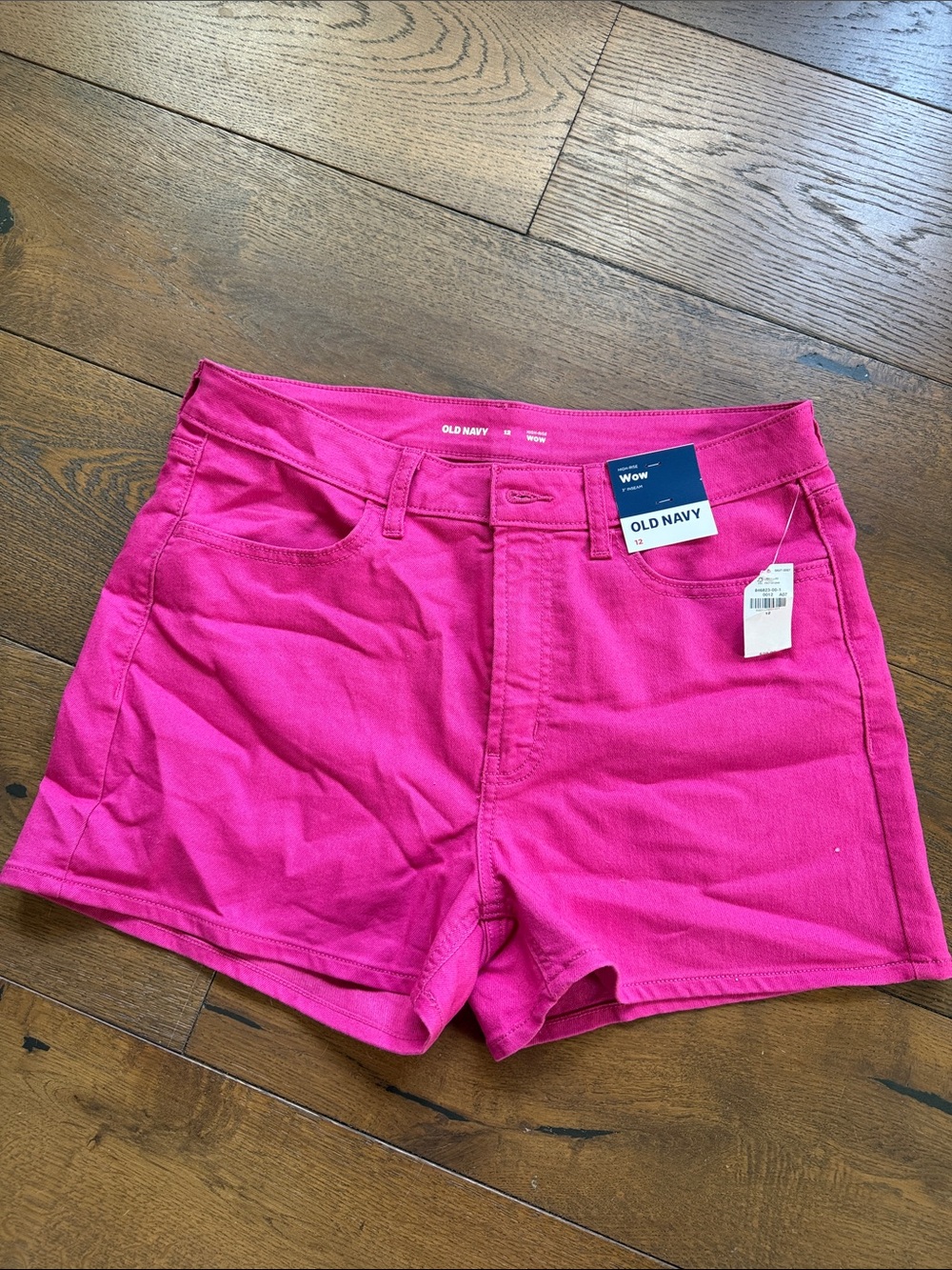 Old Navy Bright Hot Pink Denim Jean Shorts